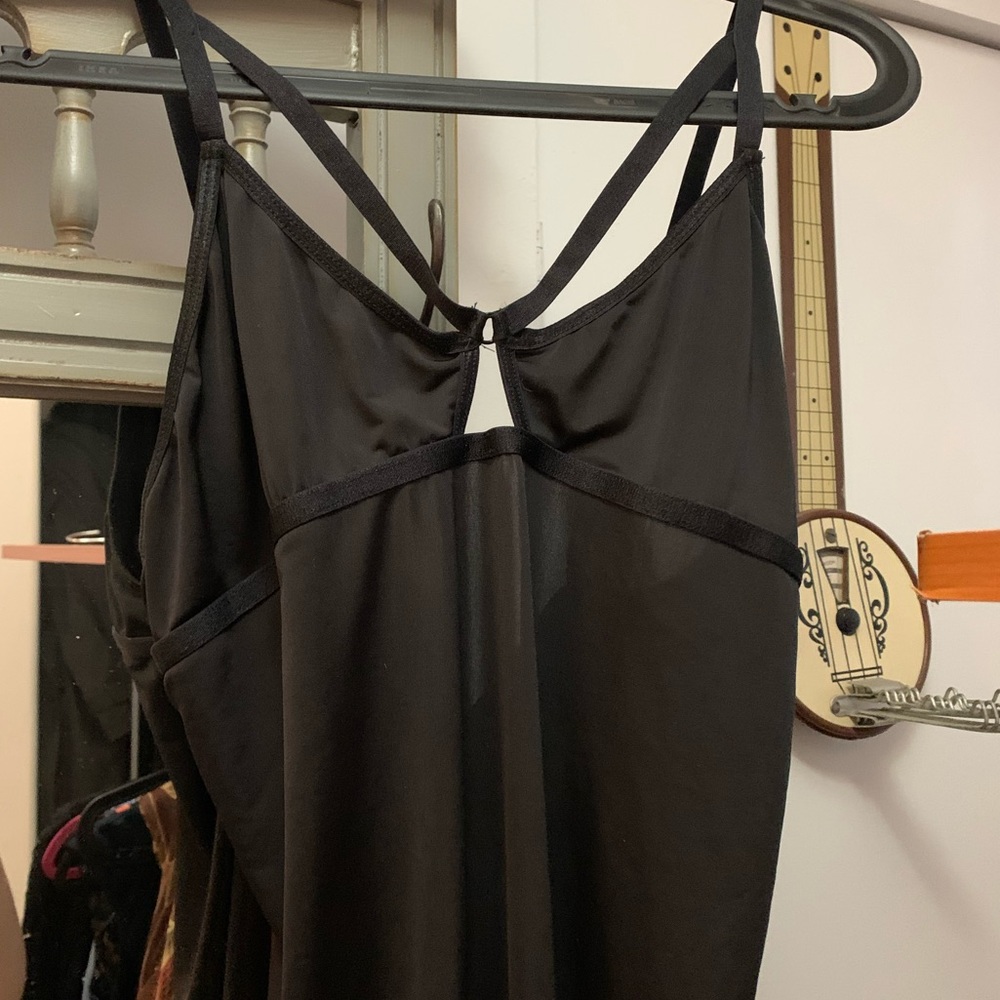 NWT urban outfitters black slip strappy triangle